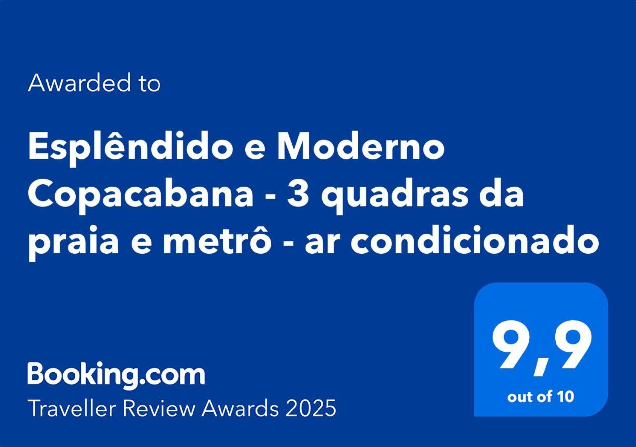 Esplendido E Moderno Copacabana - 3 Quadras Da Praia E Metro - Ar Condicionado Rio de Janeiro Dış mekan fotoğraf